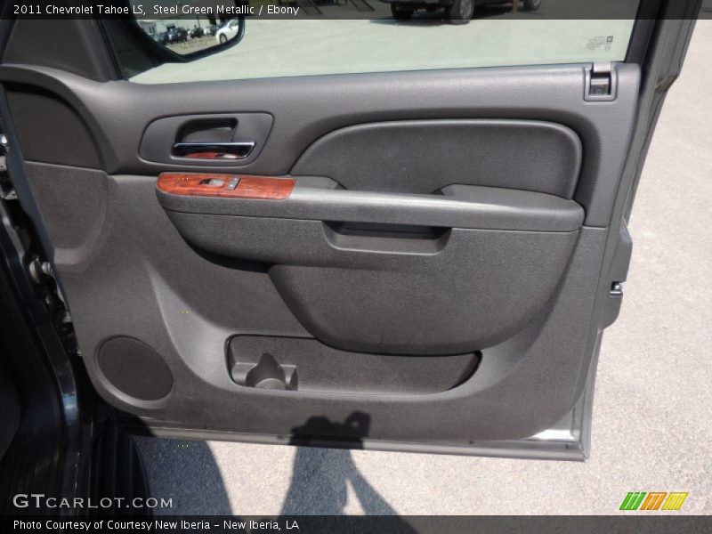Steel Green Metallic / Ebony 2011 Chevrolet Tahoe LS