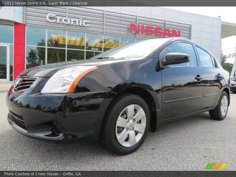 Super Black / Charcoal 2011 Nissan Sentra 2.0
