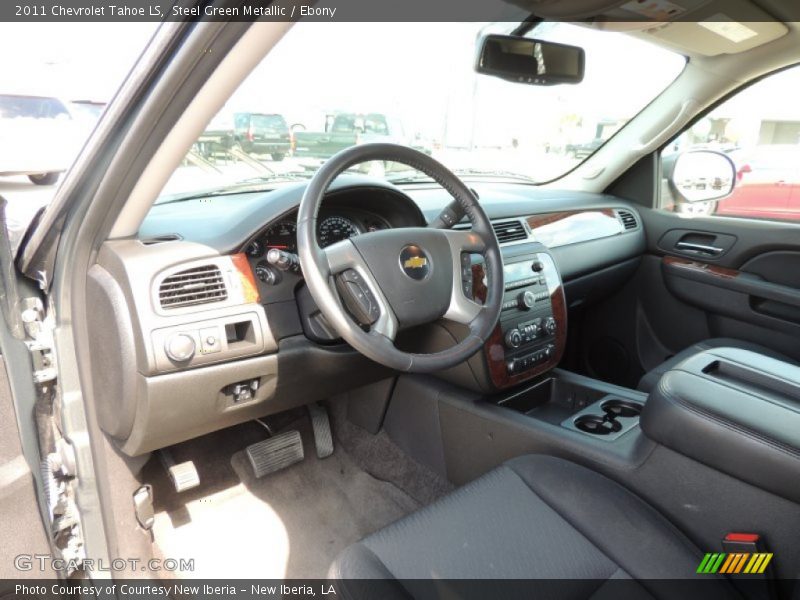Steel Green Metallic / Ebony 2011 Chevrolet Tahoe LS