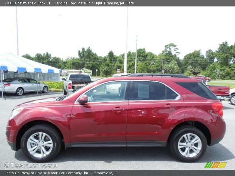 Cardinal Red Metallic / Light Titanium/Jet Black 2011 Chevrolet Equinox LT