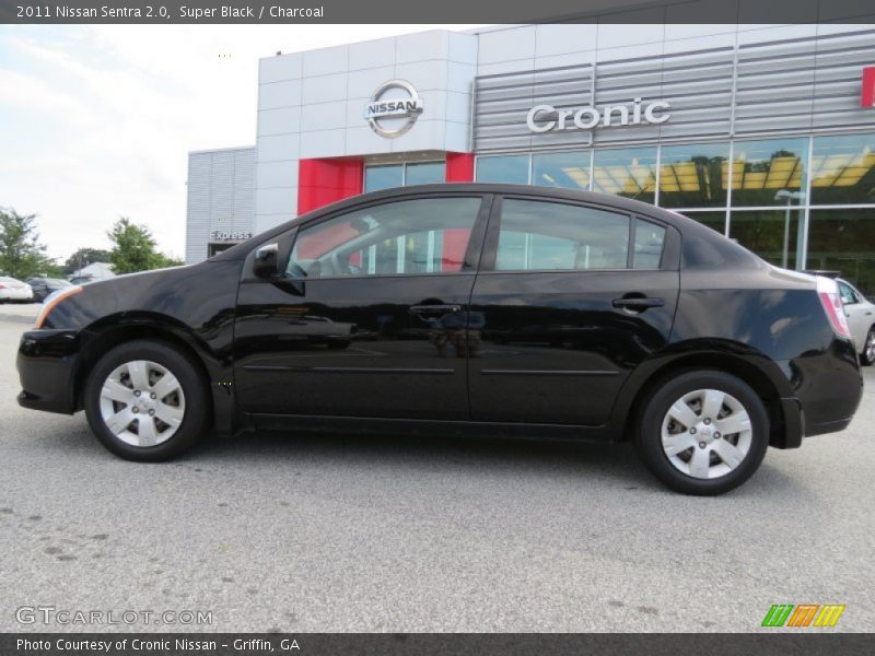 Super Black / Charcoal 2011 Nissan Sentra 2.0