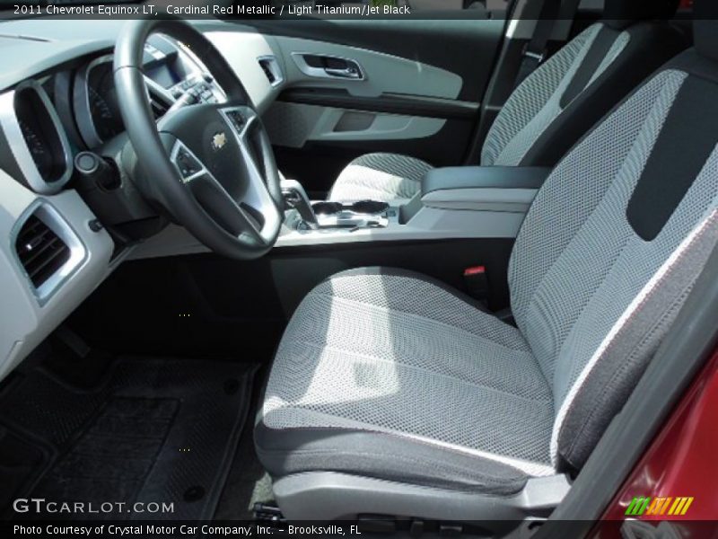 Cardinal Red Metallic / Light Titanium/Jet Black 2011 Chevrolet Equinox LT