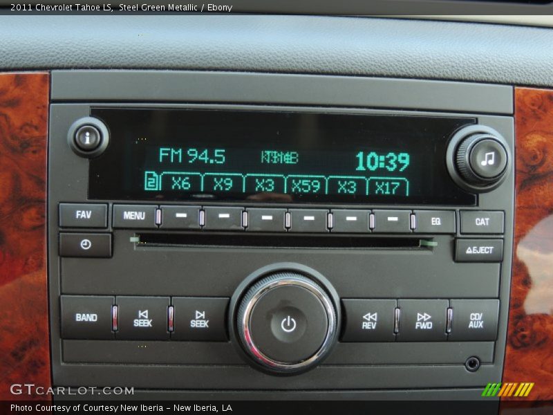 Steel Green Metallic / Ebony 2011 Chevrolet Tahoe LS
