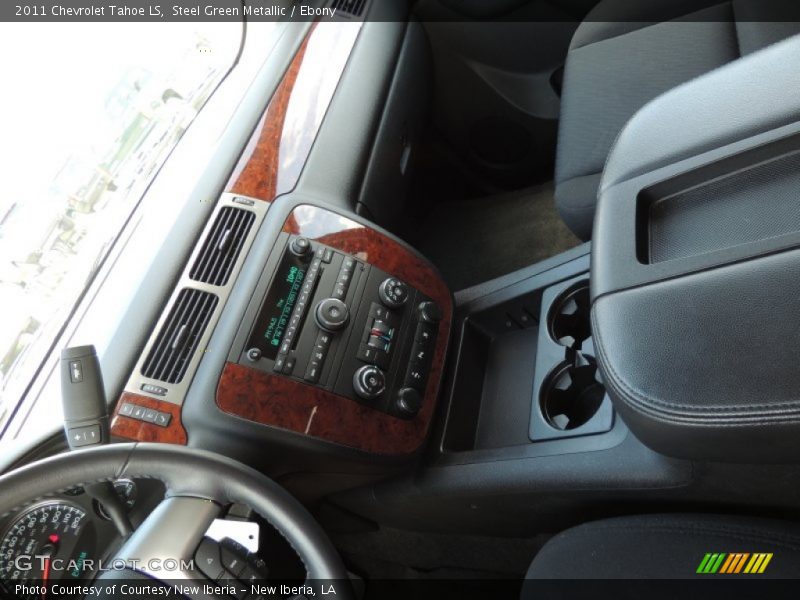 Steel Green Metallic / Ebony 2011 Chevrolet Tahoe LS