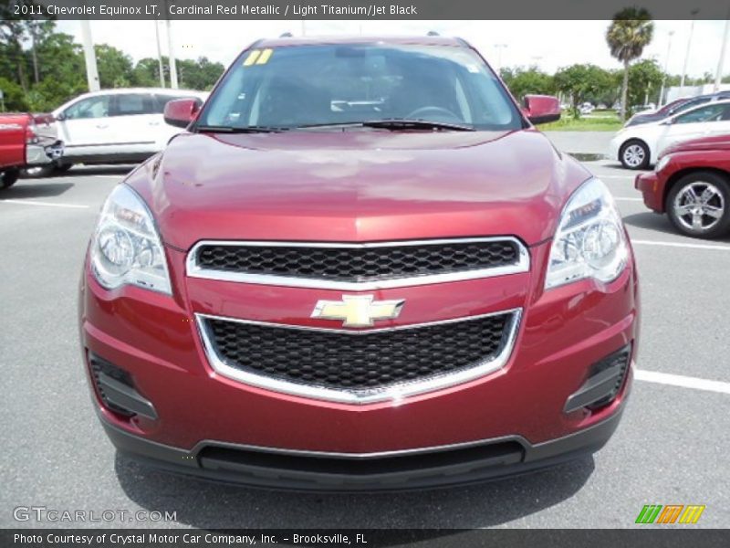 Cardinal Red Metallic / Light Titanium/Jet Black 2011 Chevrolet Equinox LT