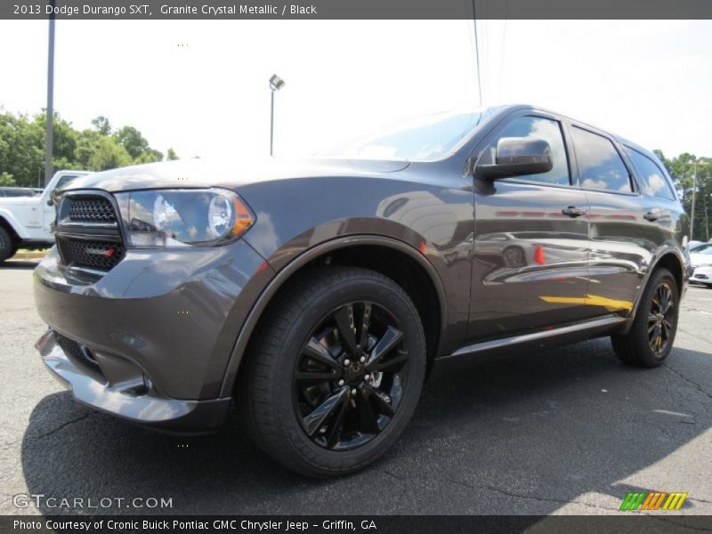 Granite Crystal Metallic / Black 2013 Dodge Durango SXT