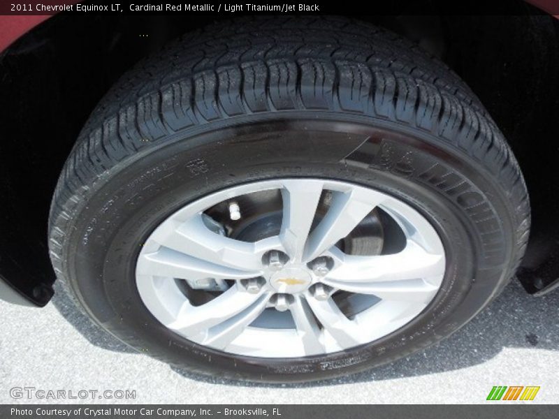 Cardinal Red Metallic / Light Titanium/Jet Black 2011 Chevrolet Equinox LT