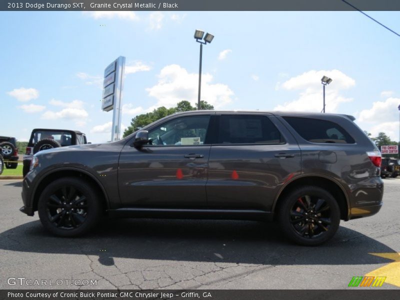 Granite Crystal Metallic / Black 2013 Dodge Durango SXT