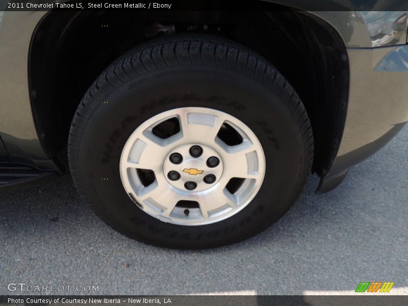 Steel Green Metallic / Ebony 2011 Chevrolet Tahoe LS