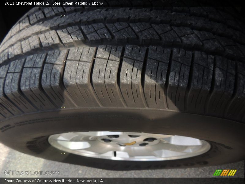 Steel Green Metallic / Ebony 2011 Chevrolet Tahoe LS