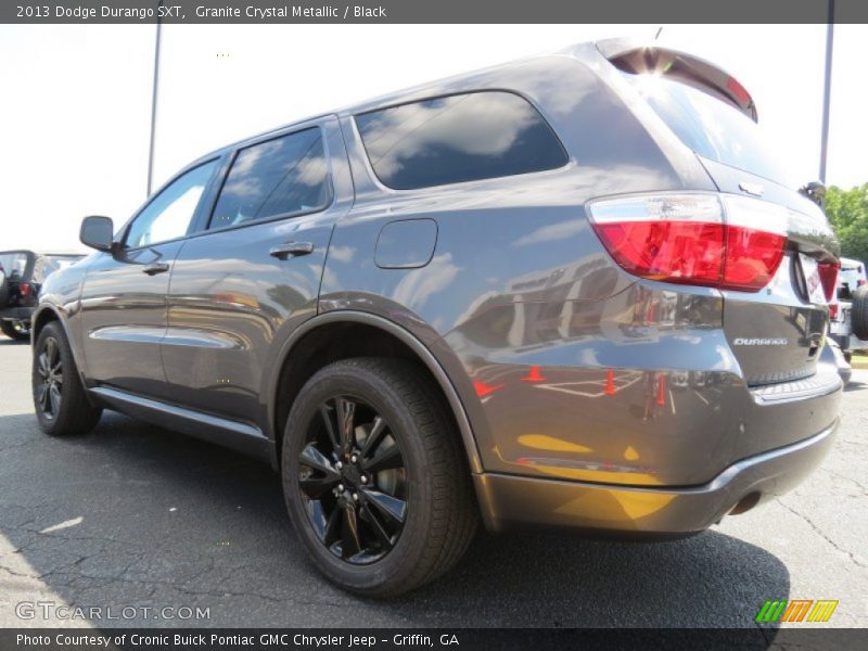 Granite Crystal Metallic / Black 2013 Dodge Durango SXT