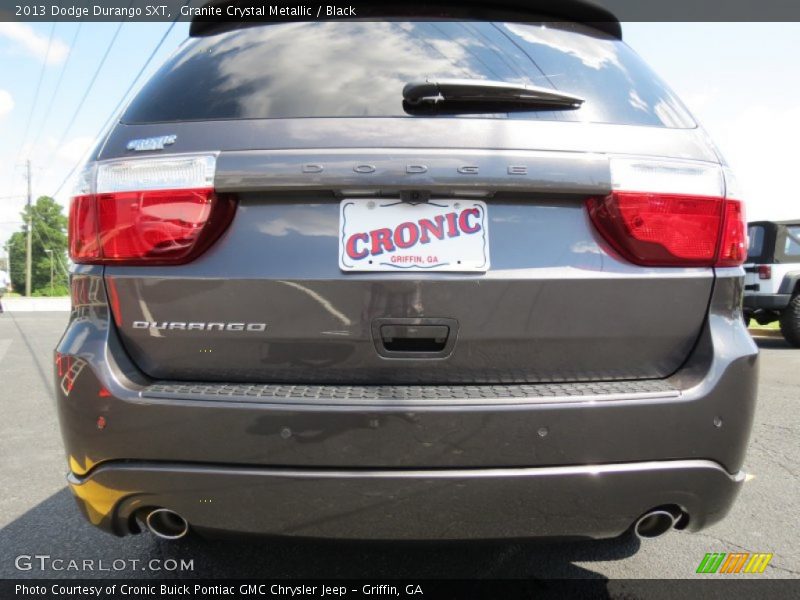 Granite Crystal Metallic / Black 2013 Dodge Durango SXT