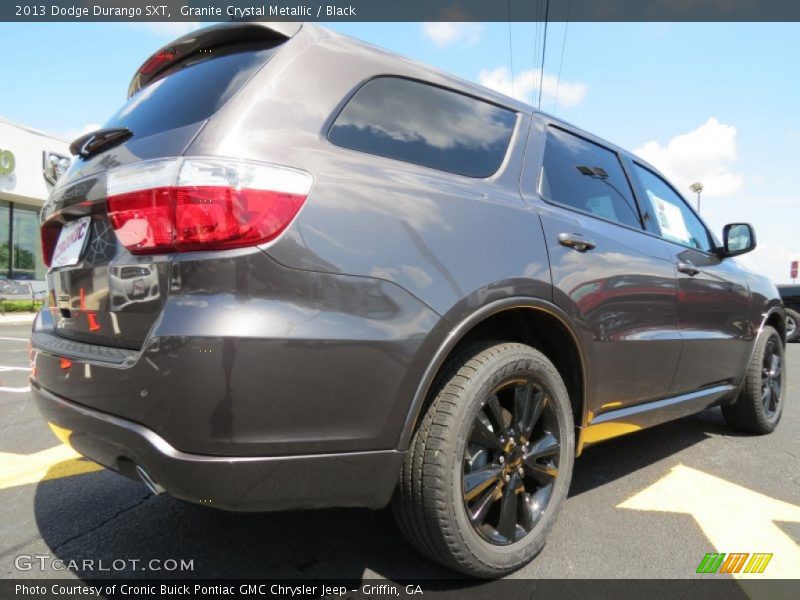 Granite Crystal Metallic / Black 2013 Dodge Durango SXT