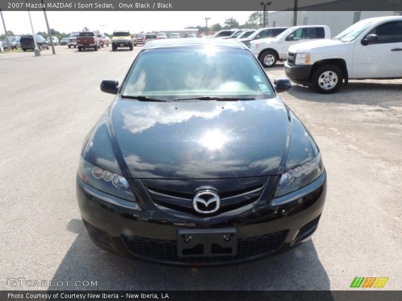 Onyx Black / Black 2007 Mazda MAZDA6 i Sport Sedan