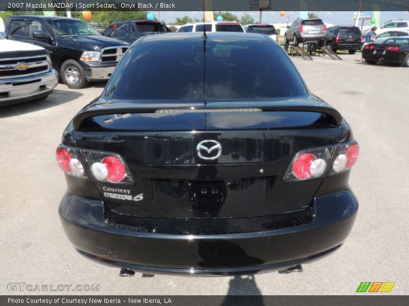 Onyx Black / Black 2007 Mazda MAZDA6 i Sport Sedan