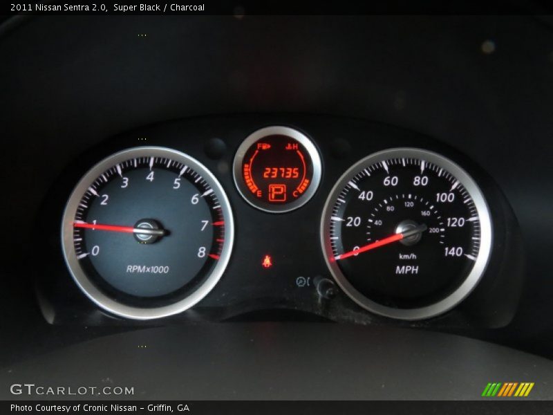 Super Black / Charcoal 2011 Nissan Sentra 2.0