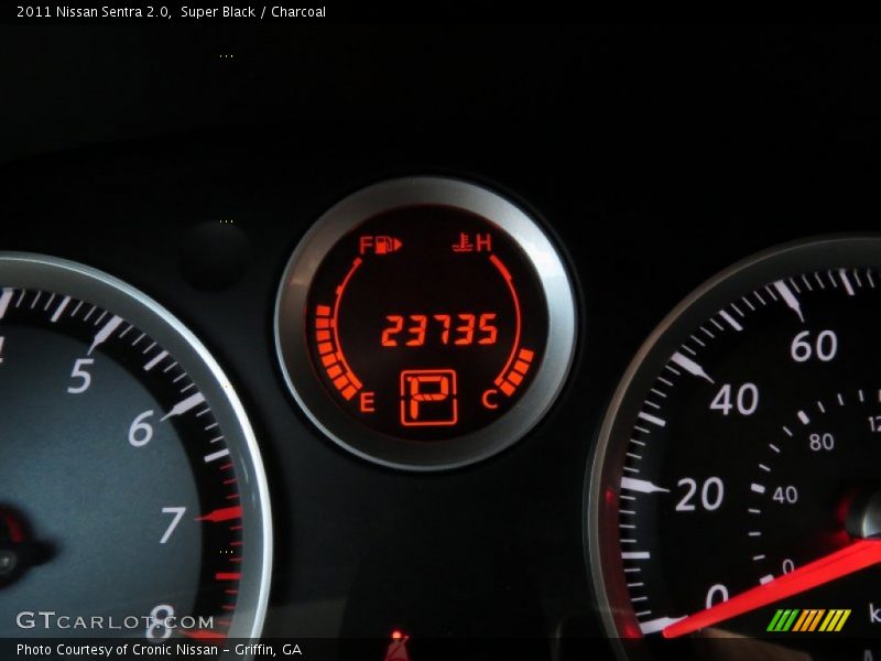 Super Black / Charcoal 2011 Nissan Sentra 2.0