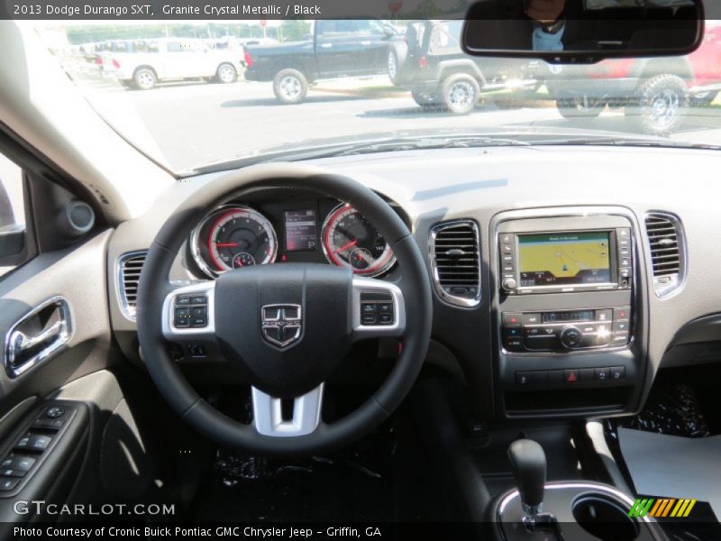 Granite Crystal Metallic / Black 2013 Dodge Durango SXT