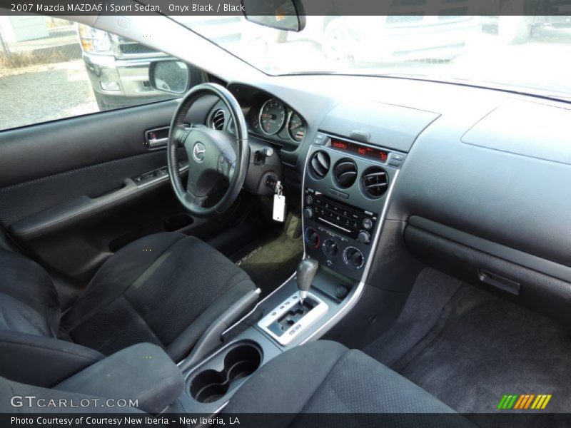 Onyx Black / Black 2007 Mazda MAZDA6 i Sport Sedan