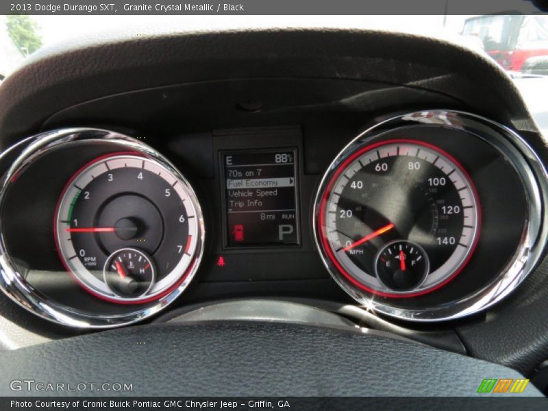 Granite Crystal Metallic / Black 2013 Dodge Durango SXT