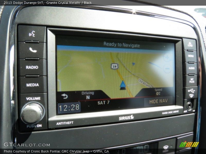 Granite Crystal Metallic / Black 2013 Dodge Durango SXT