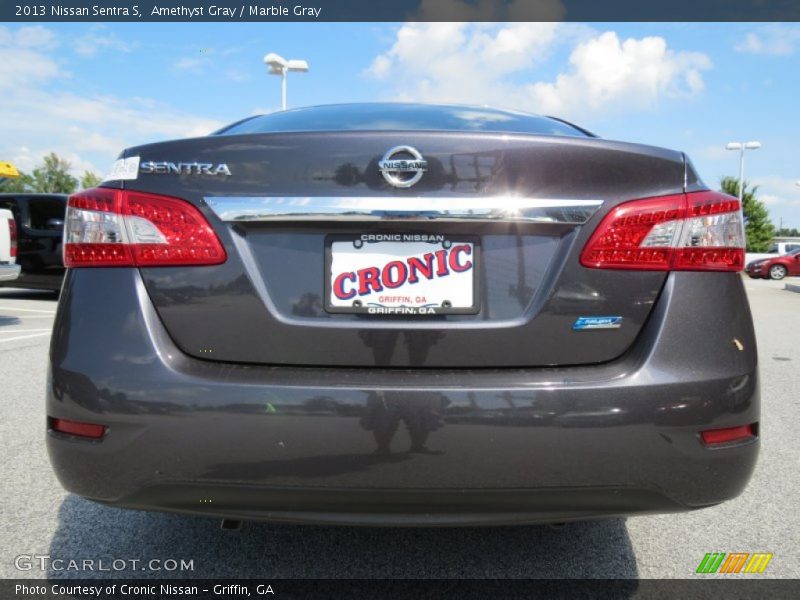 Amethyst Gray / Marble Gray 2013 Nissan Sentra S