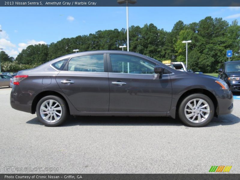 Amethyst Gray / Marble Gray 2013 Nissan Sentra S