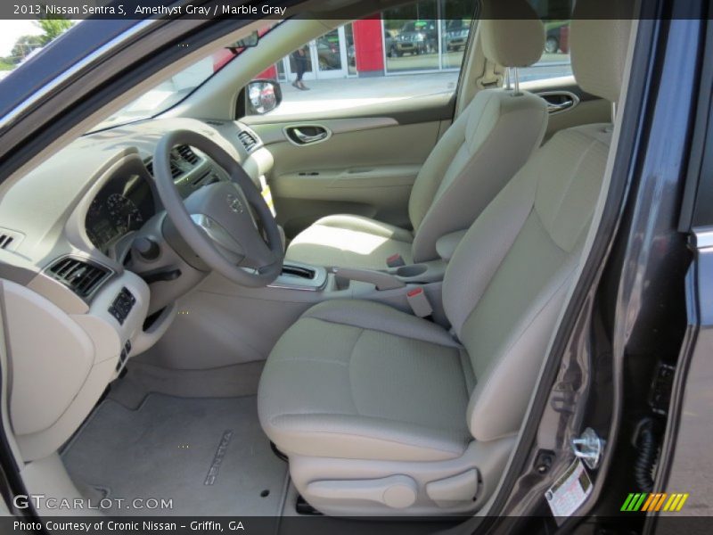  2013 Sentra S Marble Gray Interior