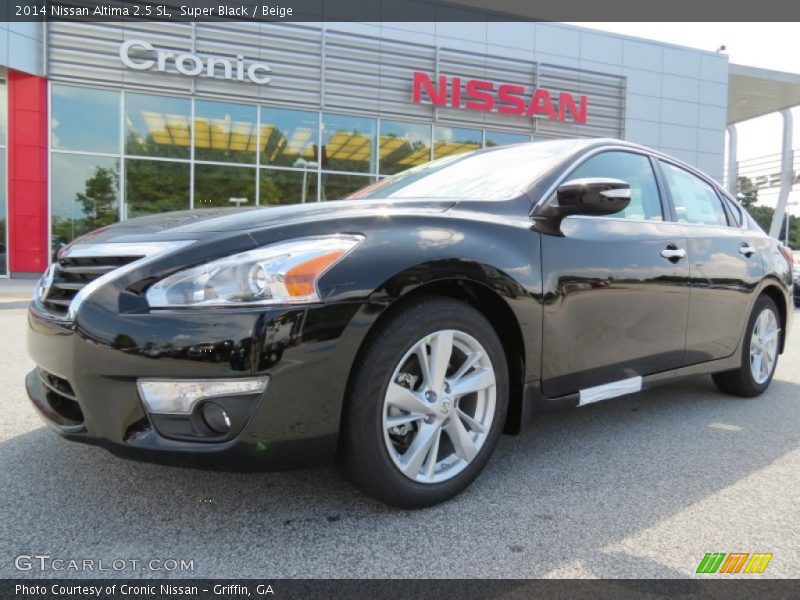 Super Black / Beige 2014 Nissan Altima 2.5 SL