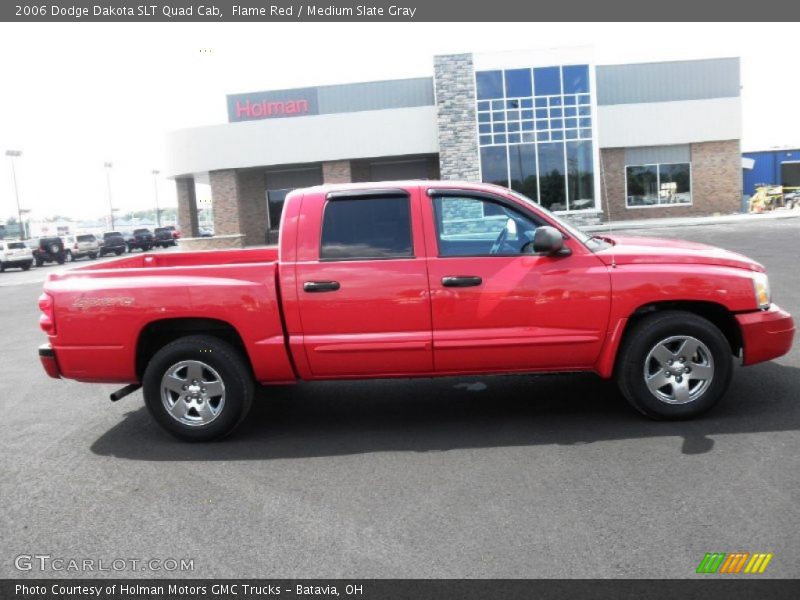 Flame Red / Medium Slate Gray 2006 Dodge Dakota SLT Quad Cab