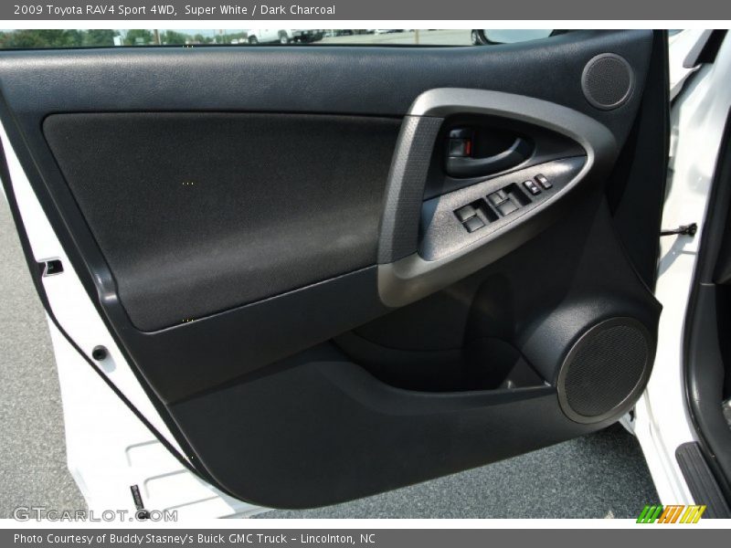 Super White / Dark Charcoal 2009 Toyota RAV4 Sport 4WD