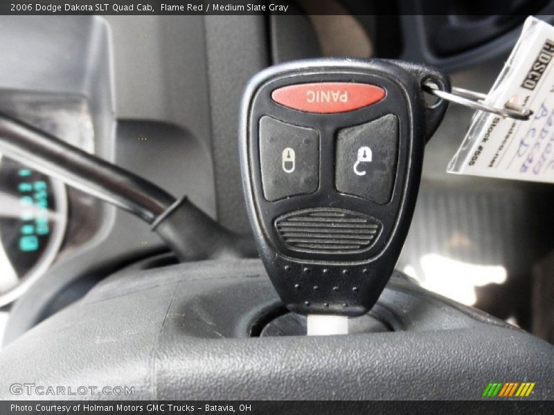 Flame Red / Medium Slate Gray 2006 Dodge Dakota SLT Quad Cab