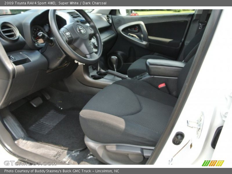 Super White / Dark Charcoal 2009 Toyota RAV4 Sport 4WD