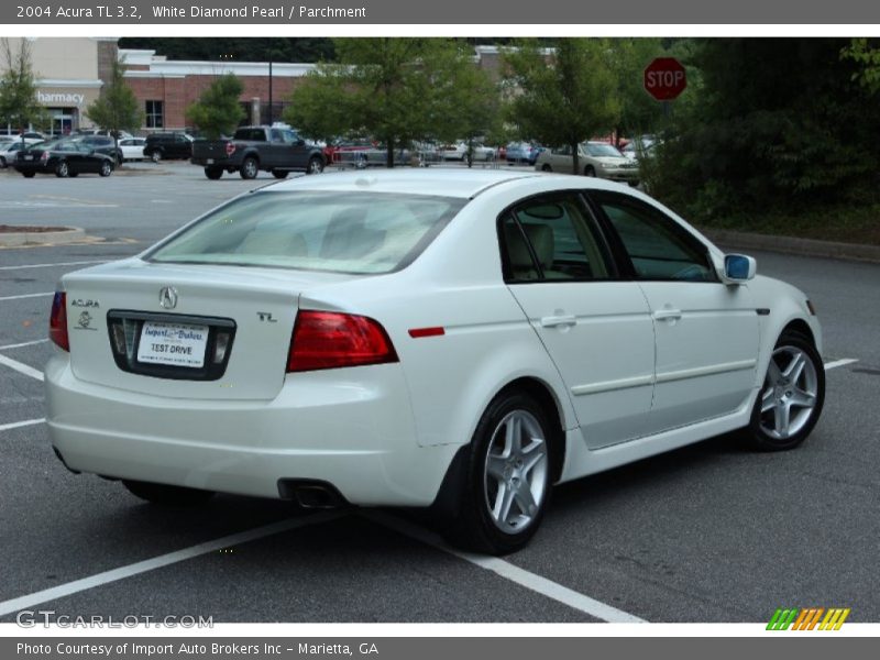 White Diamond Pearl / Parchment 2004 Acura TL 3.2