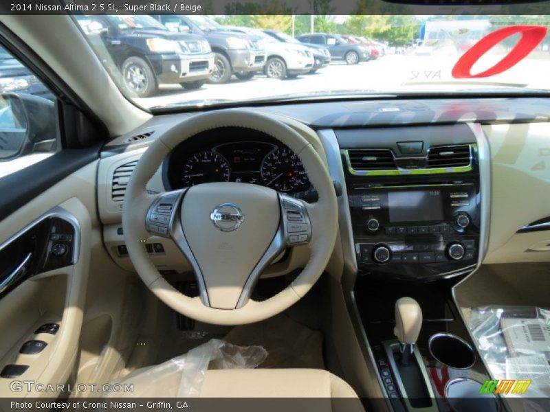 Super Black / Beige 2014 Nissan Altima 2.5 SL