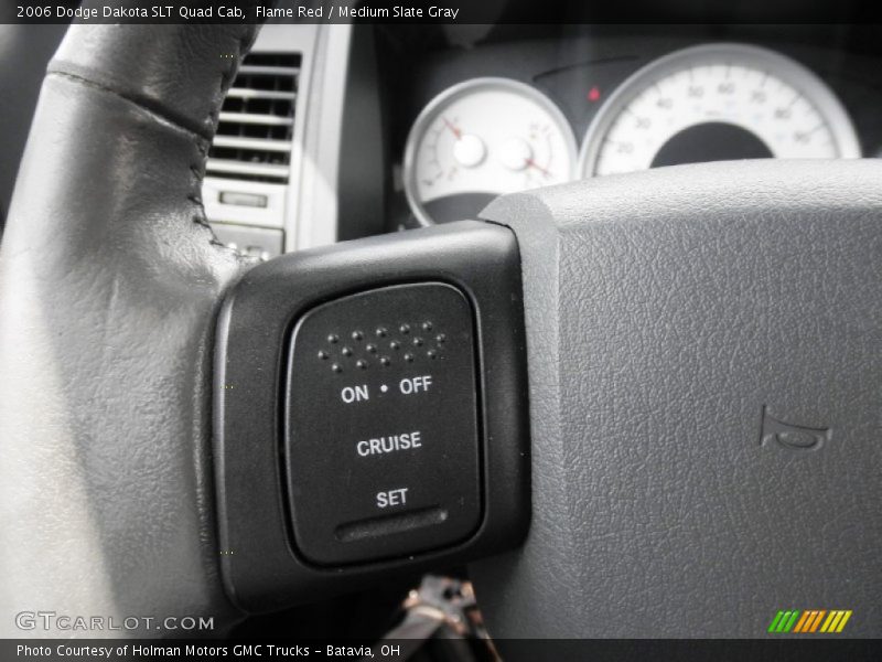 Flame Red / Medium Slate Gray 2006 Dodge Dakota SLT Quad Cab