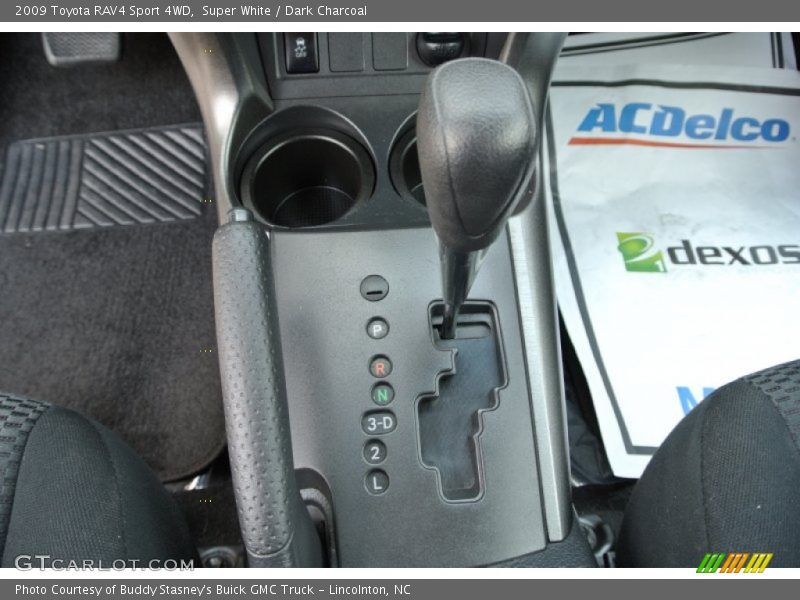 Super White / Dark Charcoal 2009 Toyota RAV4 Sport 4WD
