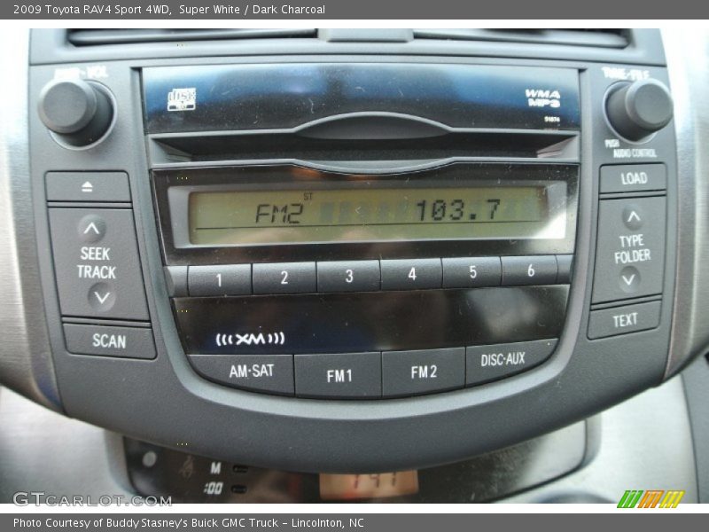 Super White / Dark Charcoal 2009 Toyota RAV4 Sport 4WD