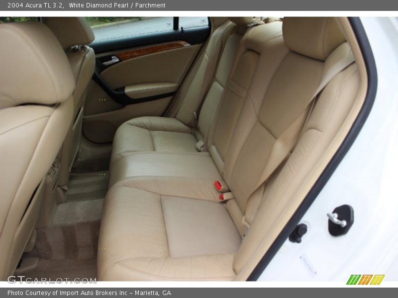 White Diamond Pearl / Parchment 2004 Acura TL 3.2