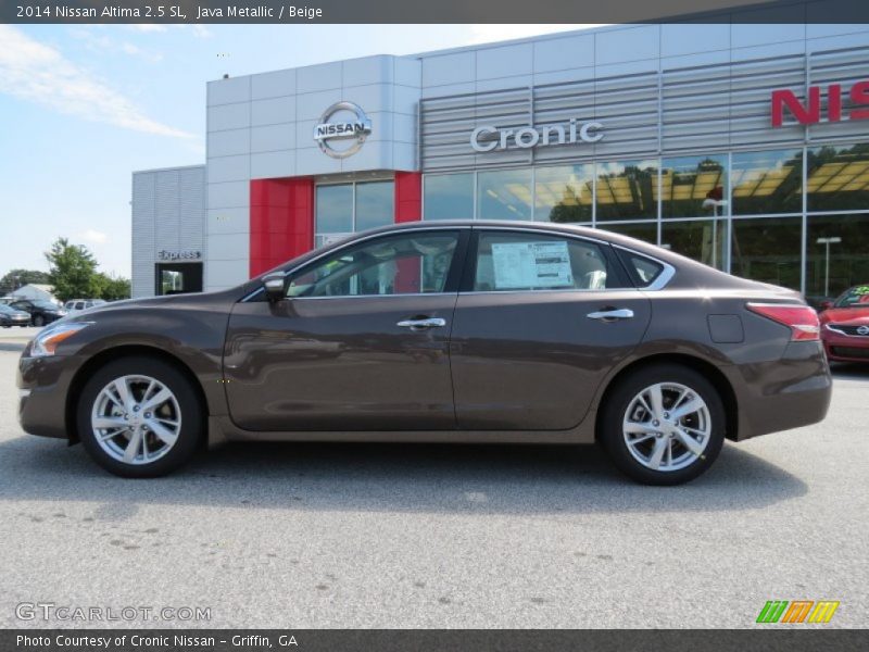Java Metallic / Beige 2014 Nissan Altima 2.5 SL