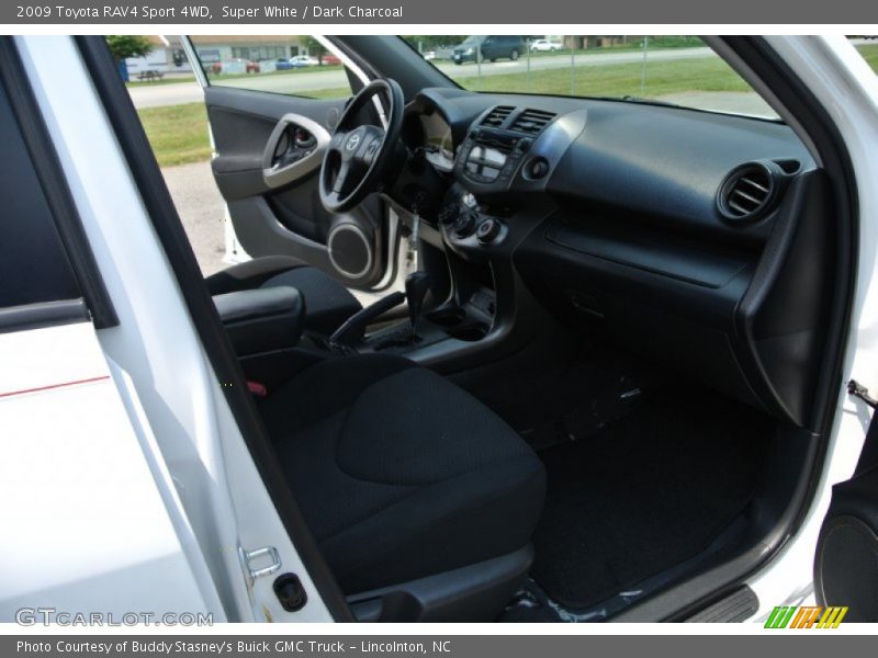 Super White / Dark Charcoal 2009 Toyota RAV4 Sport 4WD