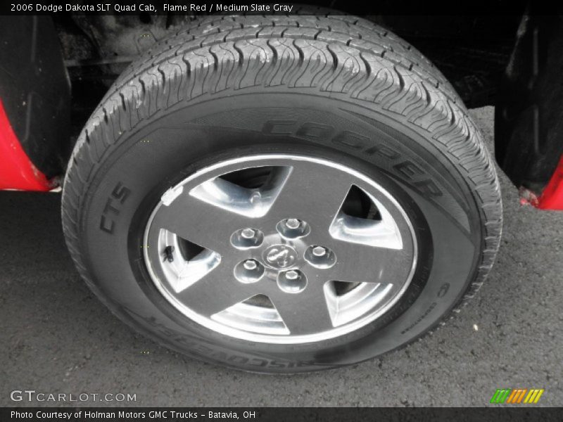 Flame Red / Medium Slate Gray 2006 Dodge Dakota SLT Quad Cab