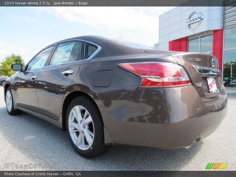 Java Metallic / Beige 2014 Nissan Altima 2.5 SL