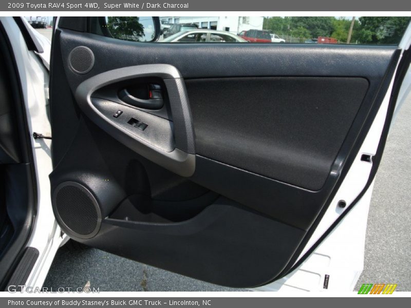 Super White / Dark Charcoal 2009 Toyota RAV4 Sport 4WD