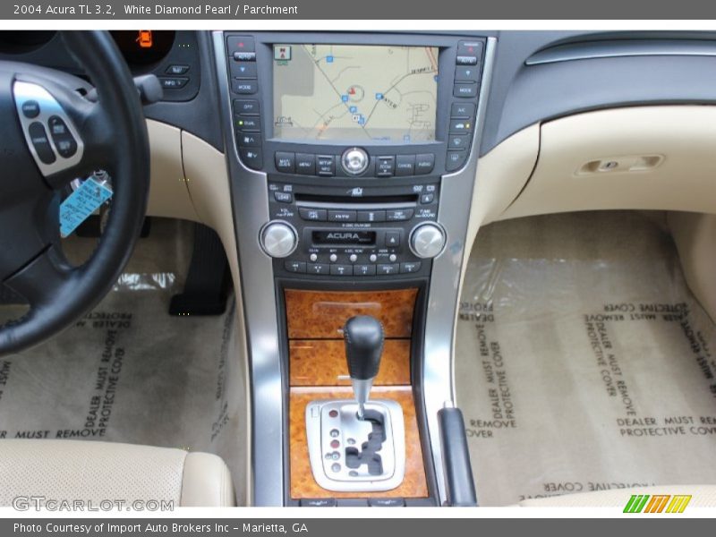 White Diamond Pearl / Parchment 2004 Acura TL 3.2