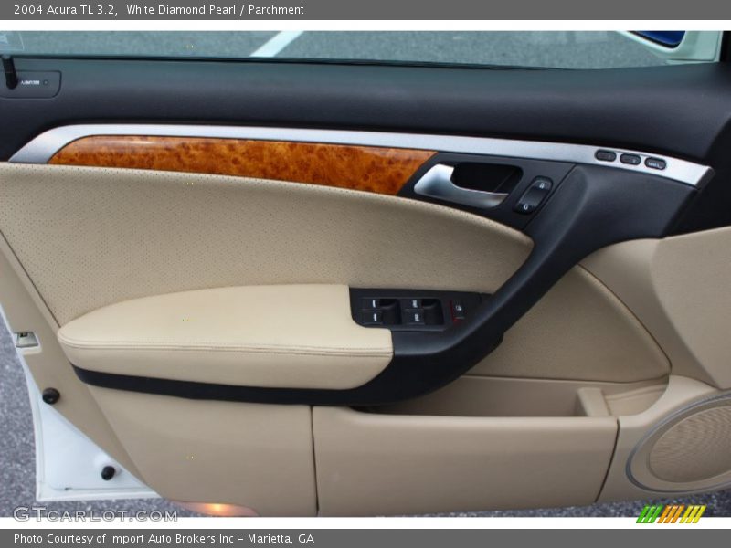White Diamond Pearl / Parchment 2004 Acura TL 3.2