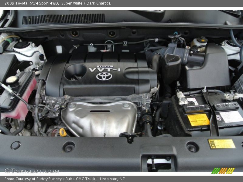 Super White / Dark Charcoal 2009 Toyota RAV4 Sport 4WD