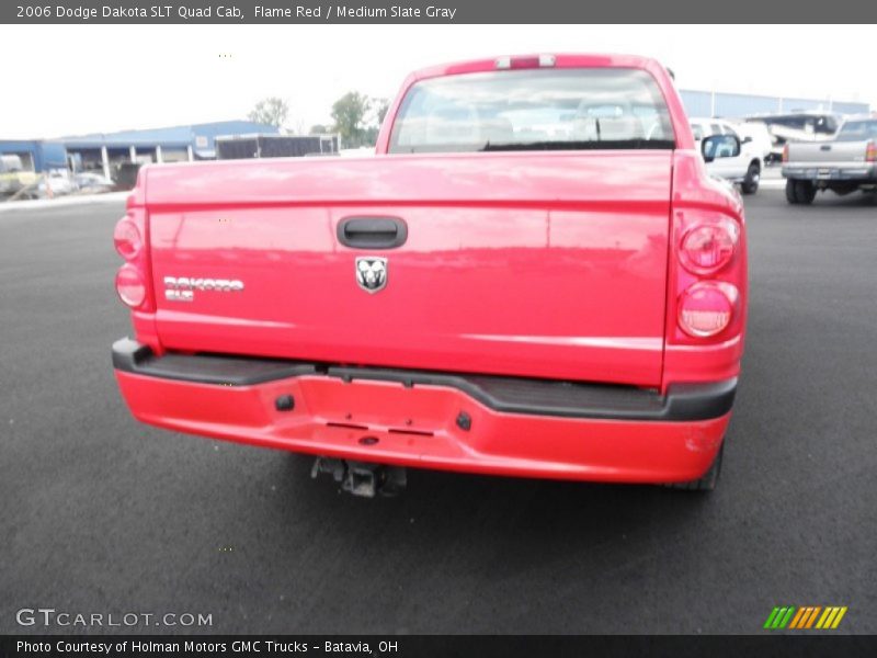 Flame Red / Medium Slate Gray 2006 Dodge Dakota SLT Quad Cab