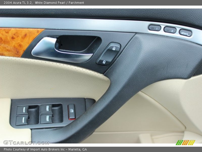 White Diamond Pearl / Parchment 2004 Acura TL 3.2