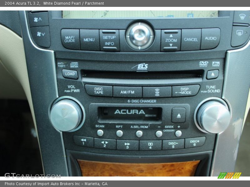 White Diamond Pearl / Parchment 2004 Acura TL 3.2